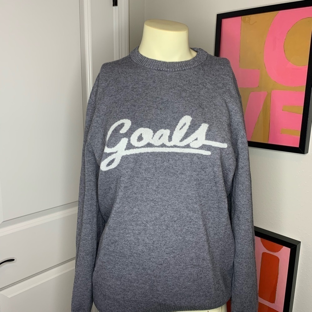 Forever 21 | Oversized “GOALS”  Sweater